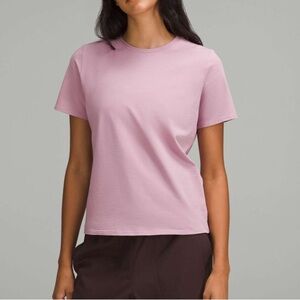 Lululemon Organic Cotton Straight-Hem Crewneck T-Shirt
Rose Blush